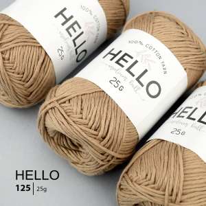 Пряжа HELLO Cotton 125 (25 грам)
